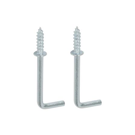 สกรูหัวห่วงตัวแอล DEXZON 1 นิ้ว (แพ็ก 10 ชิ้น)_1