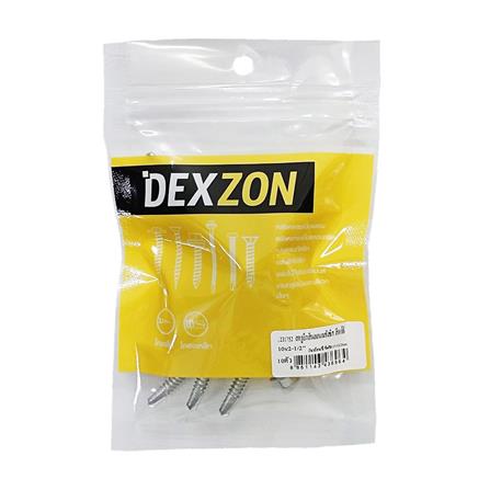 สกรูยึดสันลอนเมทัลชีทโครงเหล็ก DEXZON 10x2-1/2 นิ้ว (แพ็ก 10 ชิ้น)_2