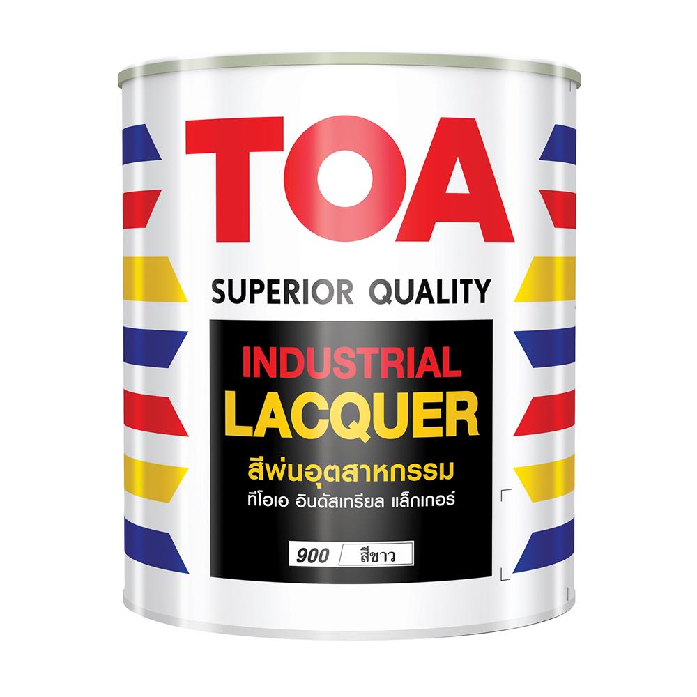 สีพ่นอุตสาหกรรม TOA INDUSTRIAL LACQUER 900 สีขาว เงา 5 แกลลอน