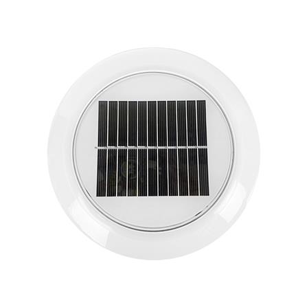 ไฟหัวเสา SOLAR LUMAX 74-00015 12 วัตต์ DAYLIGHT/COOL WHITE/WARM WHITE สีดำ_1