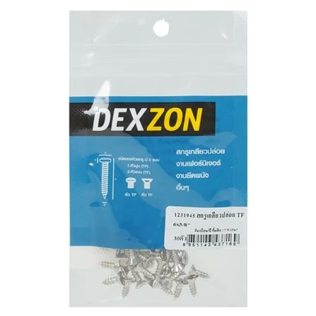 สกรูเกลียวปล่อย TF DEXZON 6X3/8 นิ้ว แพ็ก 30 ชิ้น_2