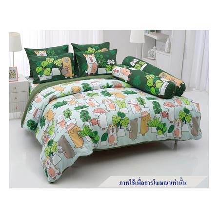 ชุดผ้าปูที่นอน 5 ฟุต 6 ชิ้น TULIP หมาจ๋า 60205-DLC128_0