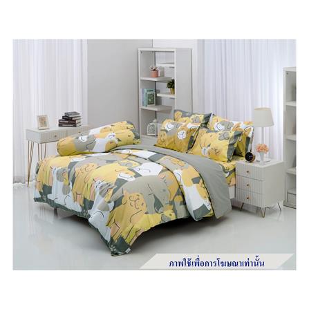 ชุดผ้าปูที่นอน 5 ฟุต 6 ชิ้น TULIP หมาจ๋า 60205-DLC130_0