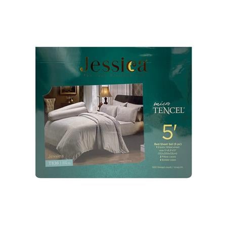 ชุดผ้าปูที่นอน 5 ฟุต 5 ชิ้น JESSICA TENCEL 20165-T836_3