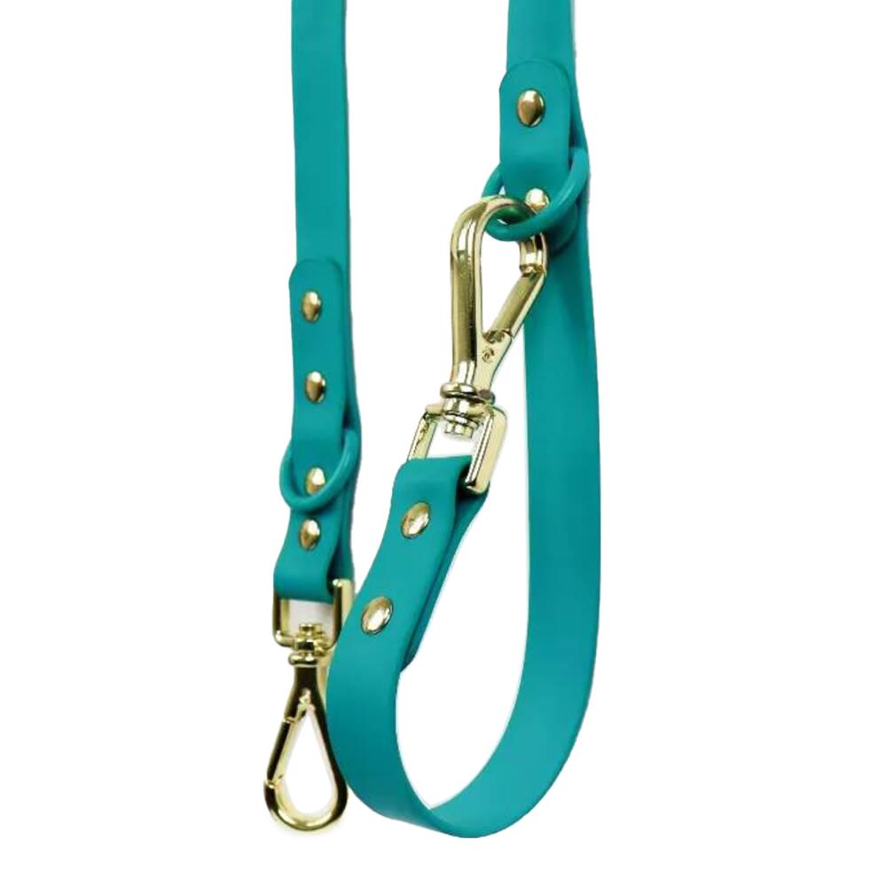 เซ็ตปลอกคอสัตว์เลี้ยง พร้อมสายจูง CLAWSET LET'S GO ไซซ์ XL สี Turquoise