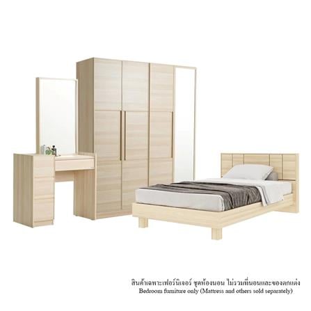 ชุดห้องนอน 3.5 ฟุต KONCEPT HAKONE 59058081 สี CANYON OAK