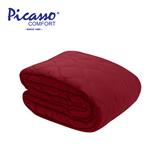 ผ้ารองกันเปื้อน KING SIZE PICASSO SMILE สี DARK RED