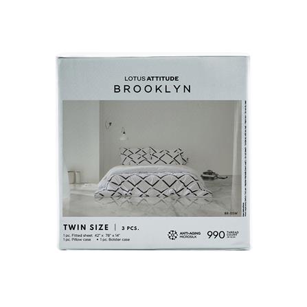 ชุดผ้าปูที่นอน 3.5 ฟุต 3 ชิ้น LOTUS BROOKLYN BR-05W_4
