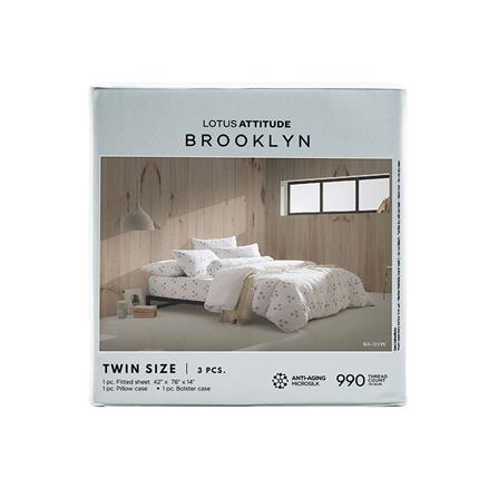 ชุดผ้าปูที่นอน 3.5 ฟุต 3 ชิ้น LOTUS BROOKLYN BR-03W_4