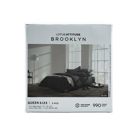 ชุดผ้าปูที่นอน 5 ฟุต 5 ชิ้น LOTUS BROOKLYN BR-02B_4