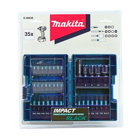ชุดดอกไขควง พร้อมกล่อง MAKITA E-06638 35 ชิ้น_0