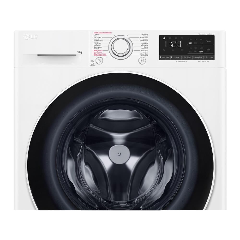 เครื่องซักผ้าฝาหน้า LG FV1209S5WG 9 กก. อินเวอร์เตอร์ สีขาว