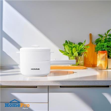 หม้ออเนกประสงค์ HOMMII HSH-18 สีขาว 2 ลิตร_6
