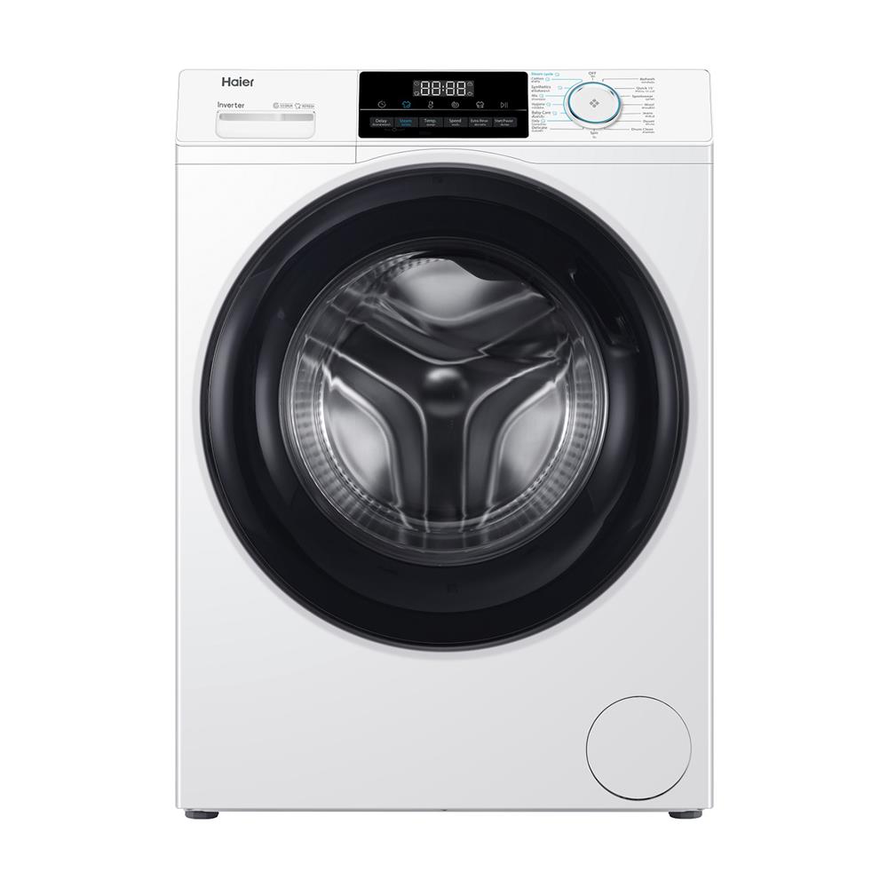 เครื่องซักผ้าฝาหน้า HAIER HW80-BP12929A 8 กก. 1200RPM อินเวอร์เตอร์ สีขาว