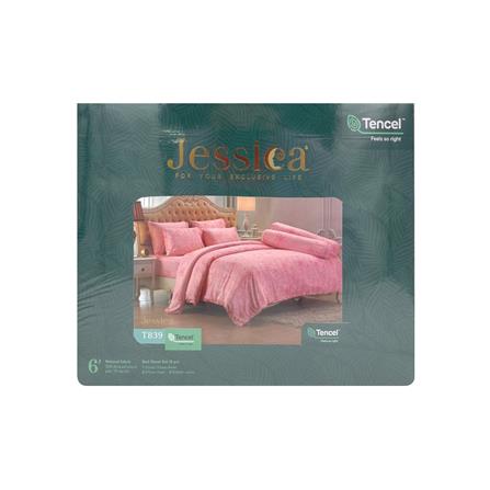 ชุดผ้าปูที่นอน 6 ฟุต 5 ชิ้น JESSICA TENCEL 20164-T839_3
