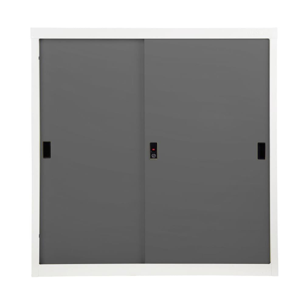 ตู้เหล็กบานเลื่อนทึบ KIOSK SOD-3 DG/G1 สีเทา
