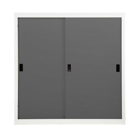 ตู้เหล็กบานเลื่อนทึบ KIOSK SOD-3 DG/G1 สีเทา_0