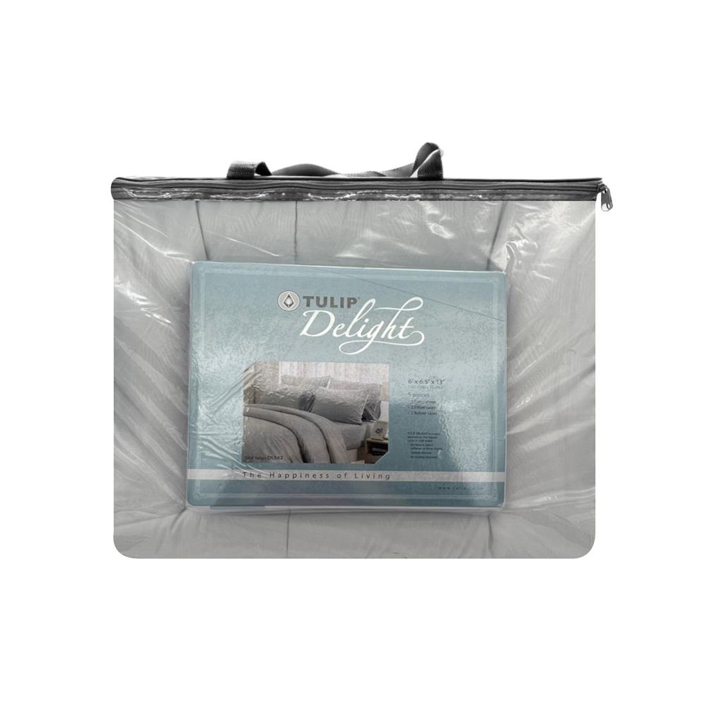ชุดผ้าปูที่นอน 6 ฟุต 6 ชิ้น TULIP DELIGHT 60239-DL562