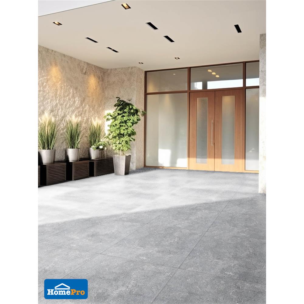 กระเบื้องพื้น 60x60 ซม. ภูผา ลูเทอร์ เกรย์ A 1.44M2