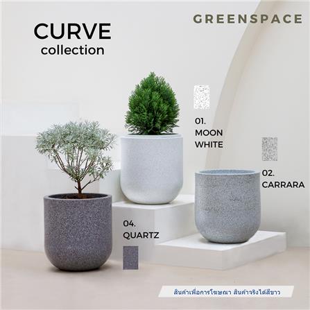 กระถางพลาสติก GREENSPACE CURVE 32 ซม. สีขาว_3
