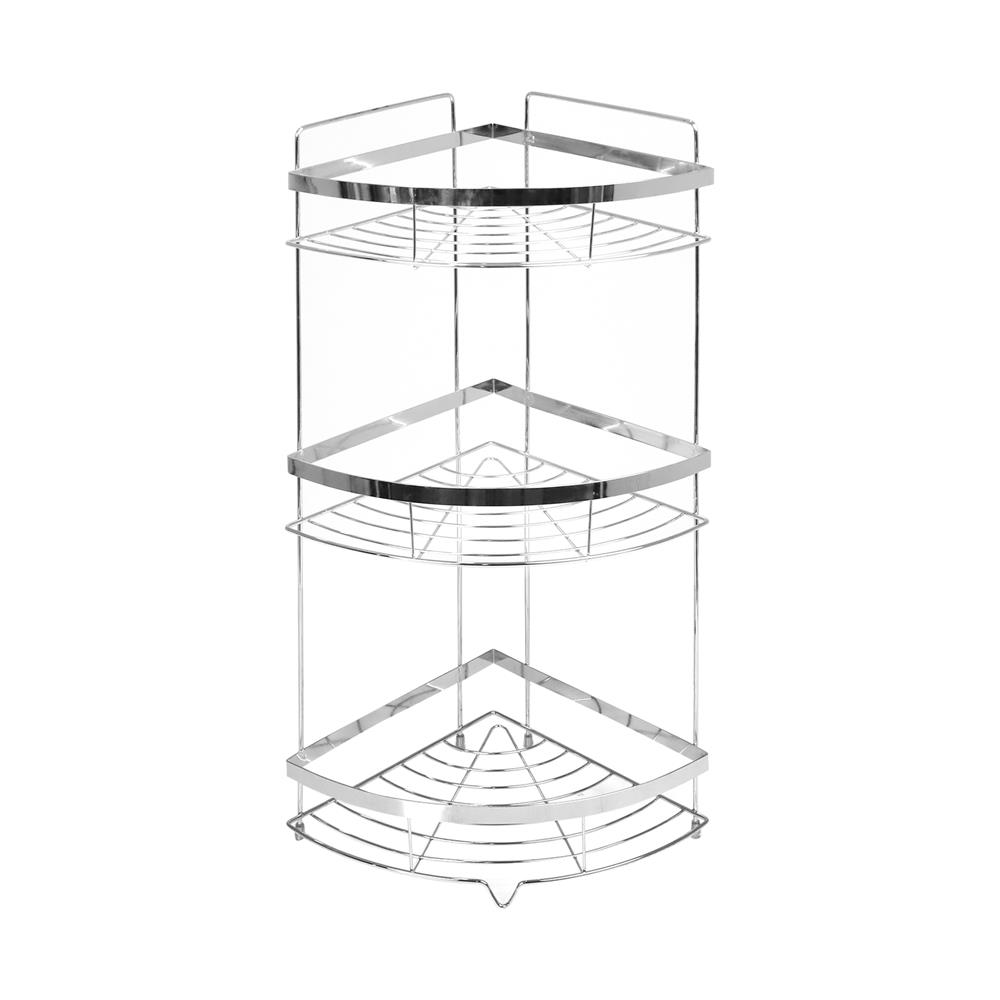 ชั้นเข้ามุมโครเมียม 3 ชั้น ME LIVING CROMO 22x22x52 ซม.