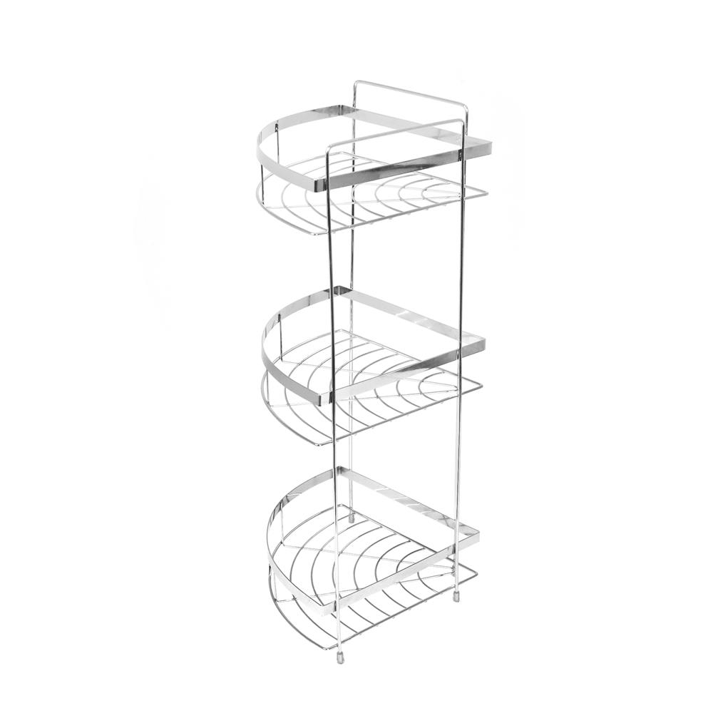 ชั้นเข้ามุมโครเมียม 3 ชั้น ME LIVING CROMO 22x22x52 ซม.