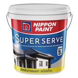 สีน้ำทาภายนอก NIPPON PAINT SUPER SERVE BASE A ด้าน 2.5 แกลลอน