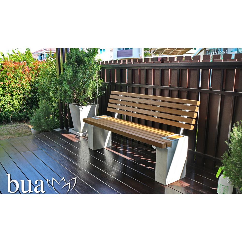 ม้านั่ง BUA DESIGN BUA STONE 2.5 ECO WOOD สีไม้ธรรมชาติ