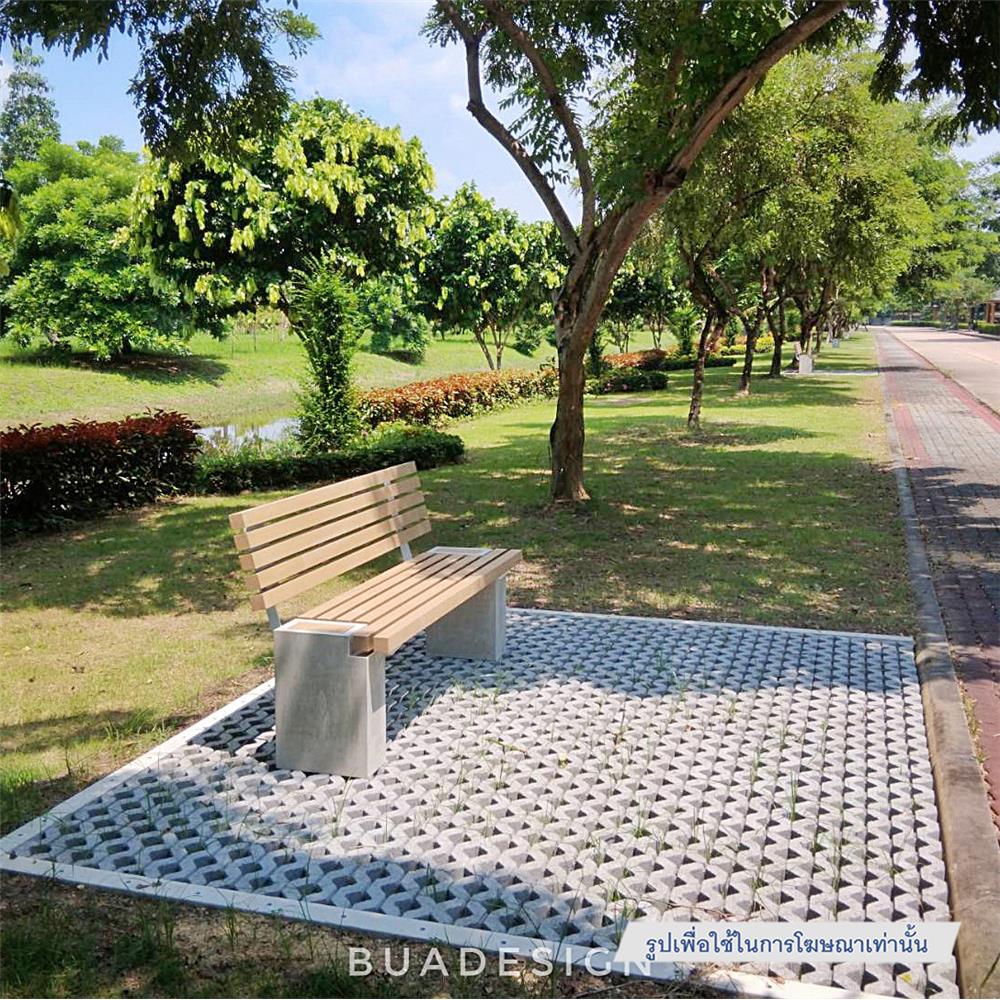 ม้านั่ง BUA DESIGN BUA STONE 2.5 ECO WOOD สีไม้ธรรมชาติ