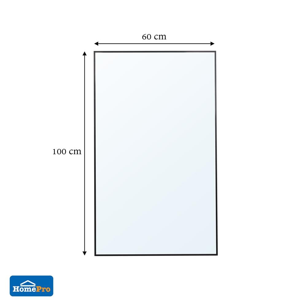 กระจกเงาตกแต่ง MOYA BK-SQ001 60X100 ซม.