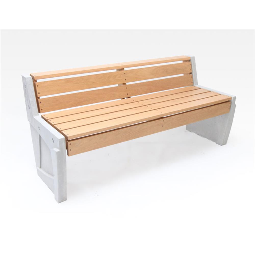 ม้านั่งสนาม BUA DESIGN BLOOM ECO WOOD สีไม้ธรรมชาติ