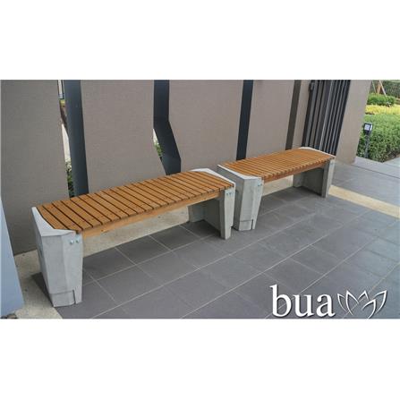 ม้านั่งสนาม BUA DESIGN BUA STONE1.0 ECO WOOD สีไม้ธรรมชาติ_6