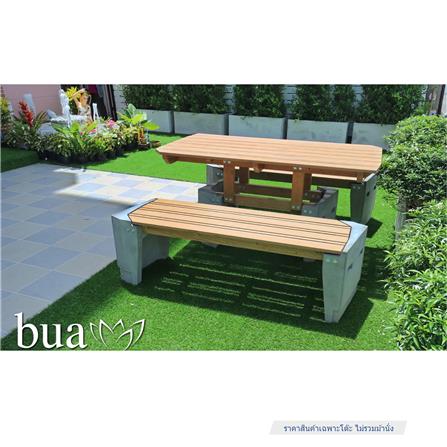 โต๊ะสนาม BUA DESIGN BUA STONE1.5 TABLE ECO WOOD 150 ซม. สีไม้ธรรมชาติ_5