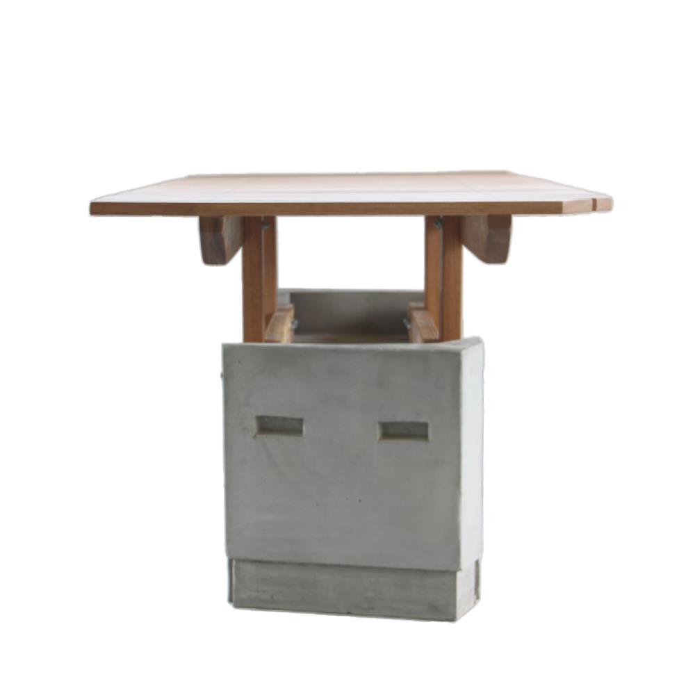 โต๊ะสนาม BUA DESIGN BUA STONE1.0 TABLE ECO WOOD 150 ซม. สีไม้ธรรมชาติ