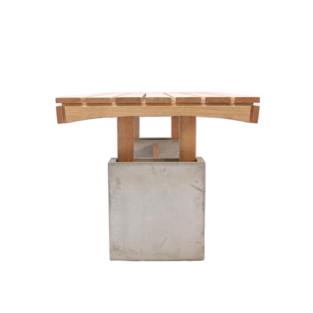 โต๊ะสนาม BUA DESIGN BUA STONE BLOOM TABLE ECO WOOD 150 ซม. สีไม้ธรรมชาติ