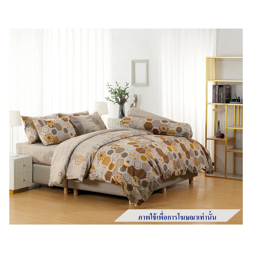 ชุดผ้าปูที่นอน 5 ฟุต 5 ชิ้น FOUNTAIN PRINTED 70107-FT075
