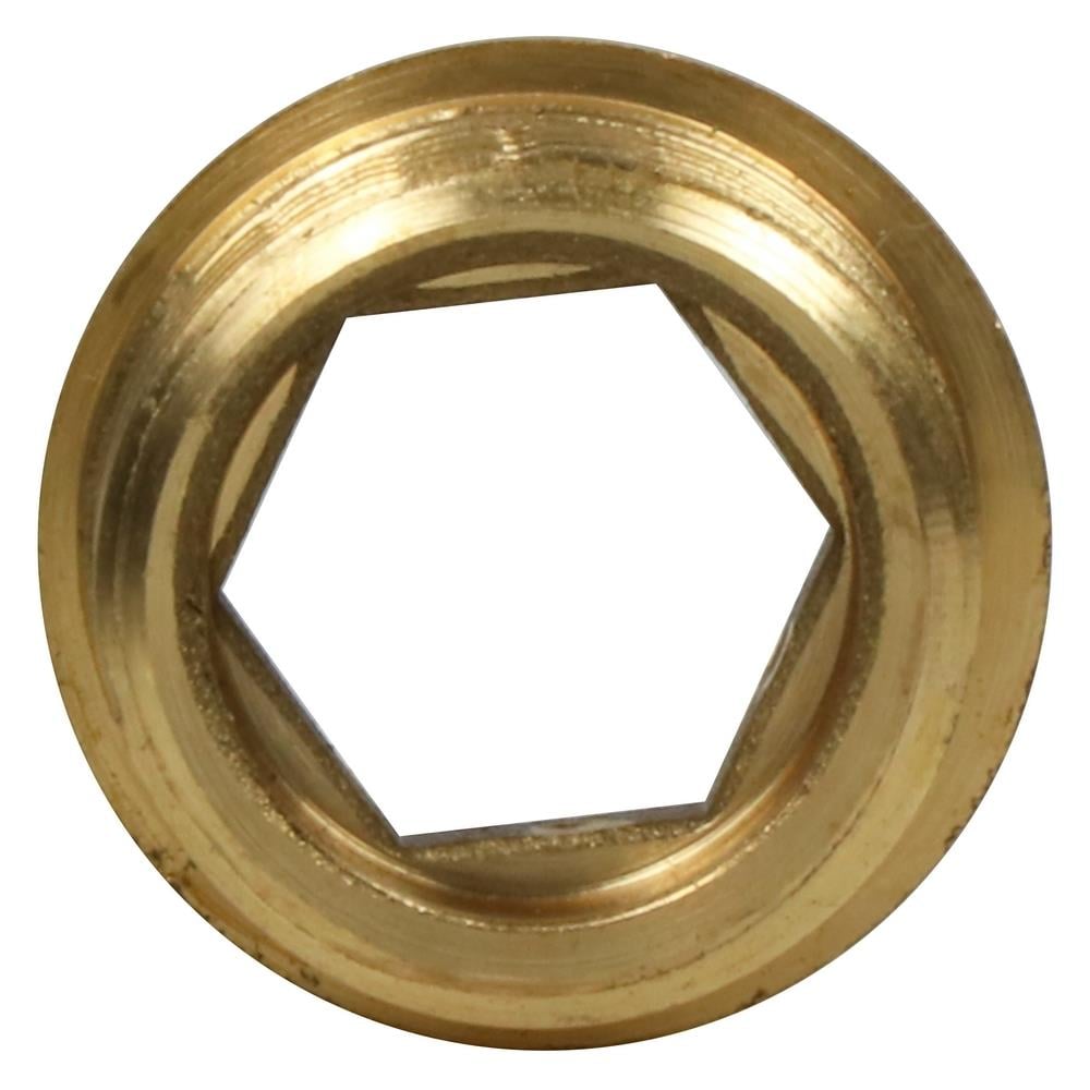 ข้อต่อหกเหลี่ยมในทองเหลือง CITY 1/2 นิ้ว x 15 มม. สีบรอนซ์เงิน