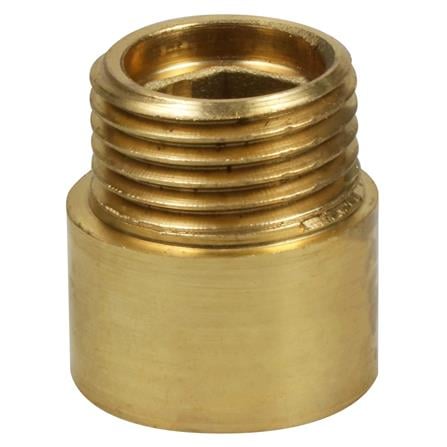 ข้อต่อหกเหลี่ยมในทองเหลือง CITY 1/2 นิ้ว x 15 มม. สีบรอนซ์เงิน_1