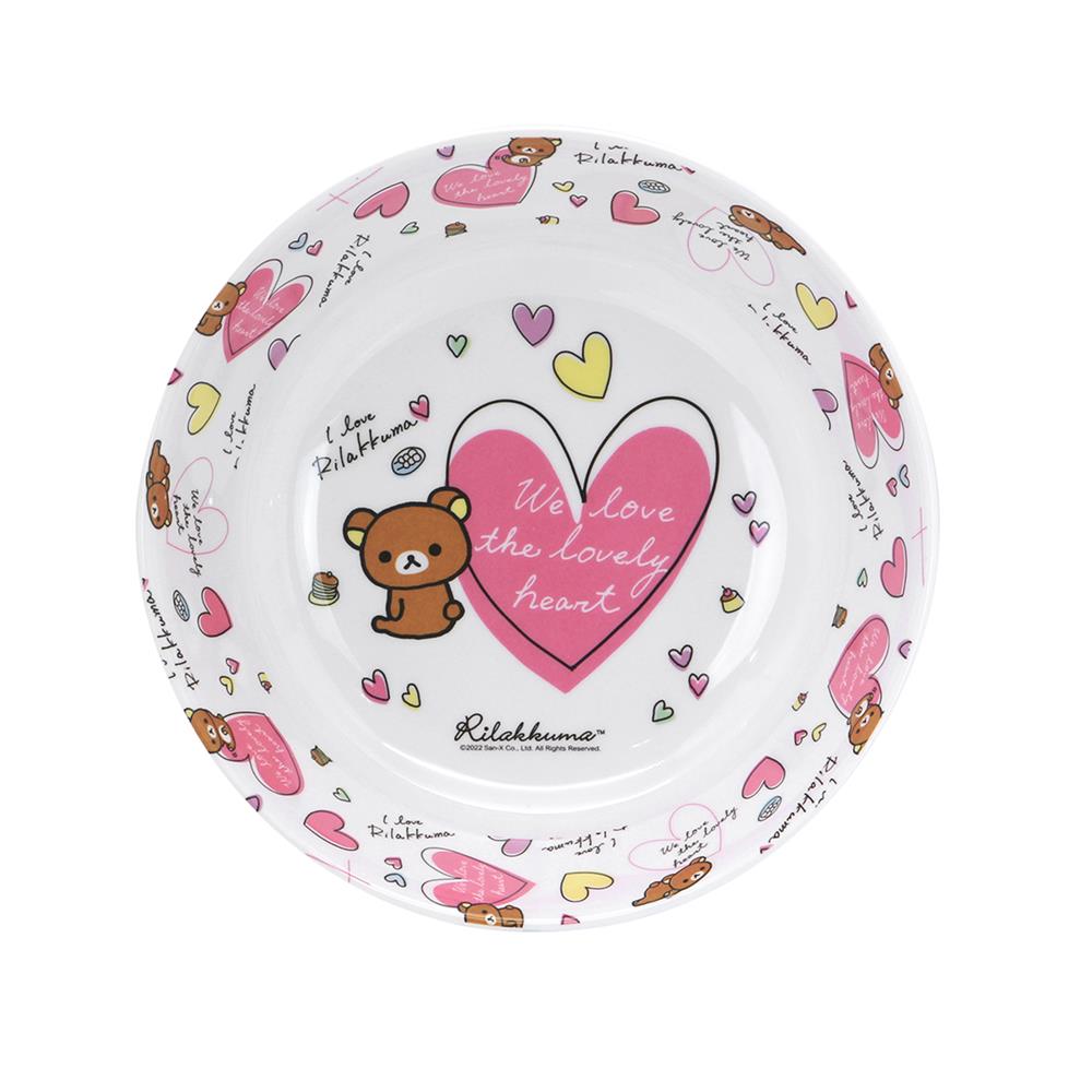 ชามเมลามีน 7.5 นิ้ว SUPERWARE RILAKKUMA LOVELY HEART