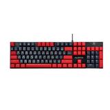 คีย์บอร์ดเกมมิ่ง (BLUE SWITCH) NUBWO ALISTAR X33 สีดำ/แดง