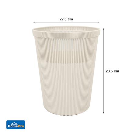 ถังขยะกลม ACCO BONNIE 8 ลิตร สีครีม_5