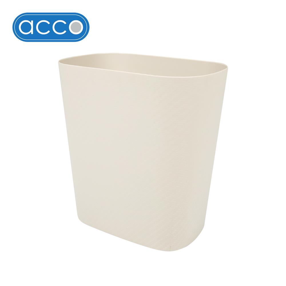 ถังขยะเหลี่ยม ACCO KEVLAR 11 ลิตร สีครีม