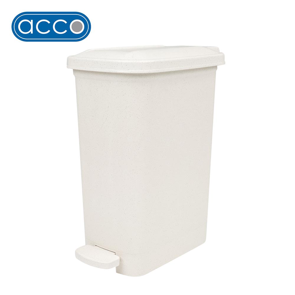 ถังขยะเหยียบเหลี่ยม ACCO SIMPLY 6 ลิตร สีขาว
