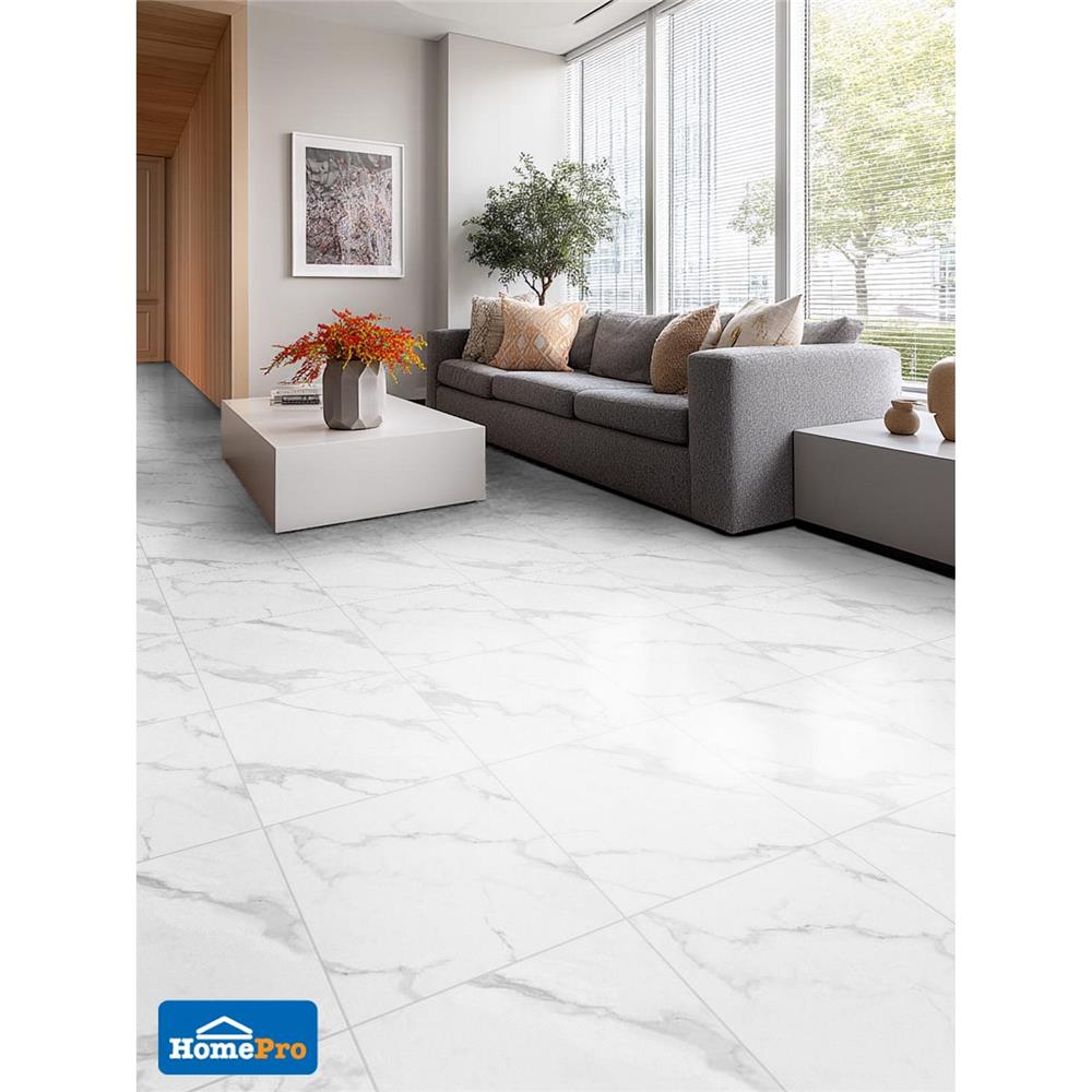 กระเบื้องพื้น 16x16 นิ้ว DURAGRES คาร่า เทา A 0.96 ตร.ม.