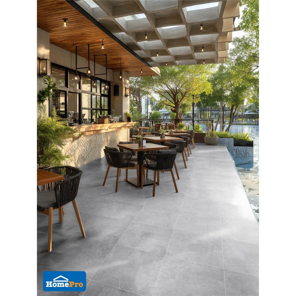 กระเบื้องพื้น 16x16 นิ้ว DURAGRES โรเตอร์ เทา A 0.96 ตร.ม.