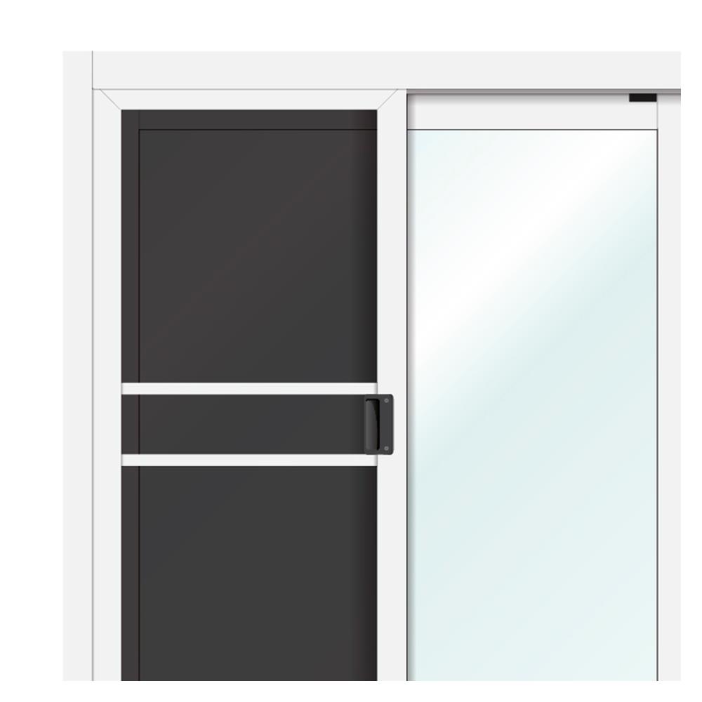 หน้าต่างบานเลื่อน อะลูมิเนียม S-S มุ้ง LYNN OK 100X110 ซม. สีขาว