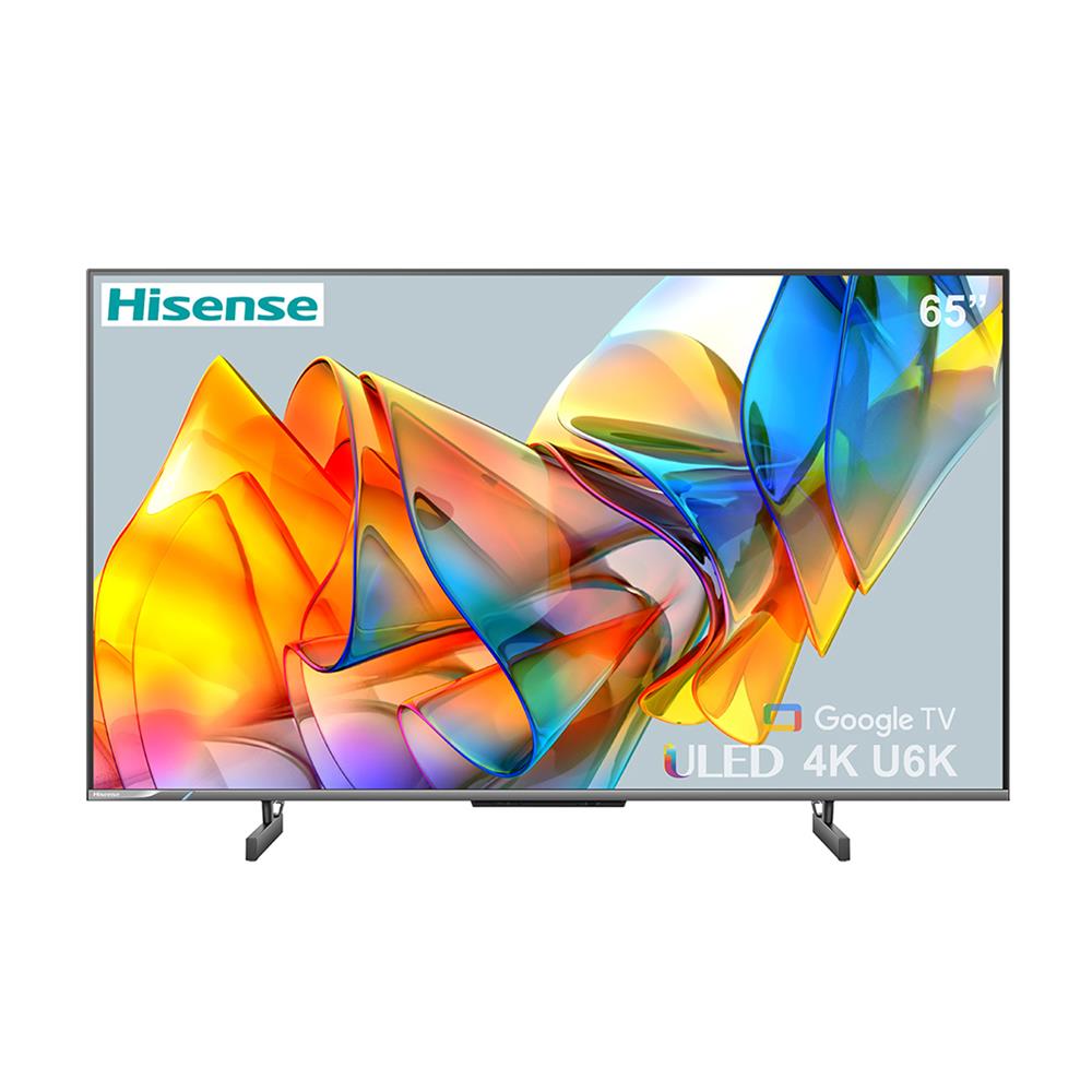 ทีวีคิวแอลอีดี 65 นิ้ว HISENSE (4K, QLED, GOOGLE TV) 65U6K