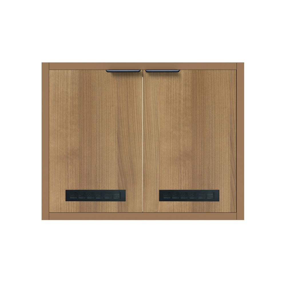 บานซิงค์คู่พร้อมช่องระบายอากาศ CABIN HACHI 84x65 ซม. สี MOCHA