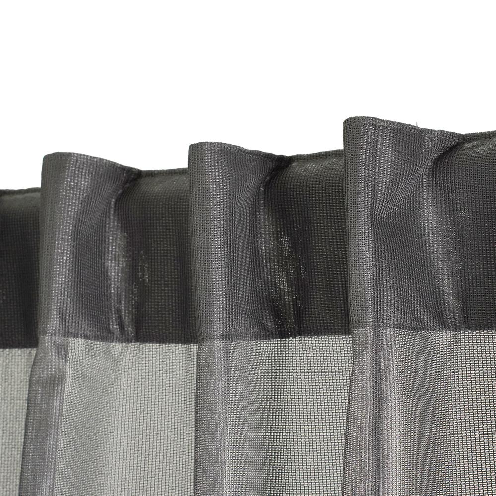 ผ้าม่านโปร่งซ่อนหู HOME LIVING STYLE VERA 140X220 ซม. สีเทา