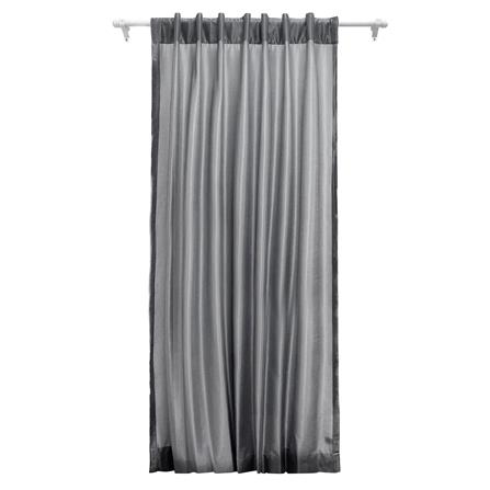 ผ้าม่านโปร่งซ่อนหู HOME LIVING STYLE VERA 140X220 ซม. สีเทา_0